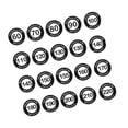 thumbnail image 4 of GARENDE 20Pcs Golf Marker Tool Adult Lightweight Wear Resistant Golf Distance Marker black, 4 of 9