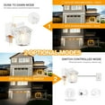 thumbnail image 4 of Porch Lights with Outlet, Dusk to Dawn Outdoor Light with Outlet Built-in, Waterproof Anti-Rust Lantern Outside Light with GFCI Outlet, Wall Sconce Light with Plug for Front Door (White), 4 of 17