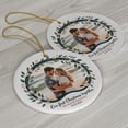 thumbnail image 3 of Add Photo Couple First Christmas Together Ornament 2025, Custom Name Text Date Mr & Mrs 1st Christmas Ornament Gift for Newlywed Couple, Wedding Anniversary Keepsake Decoration, 3 of 5