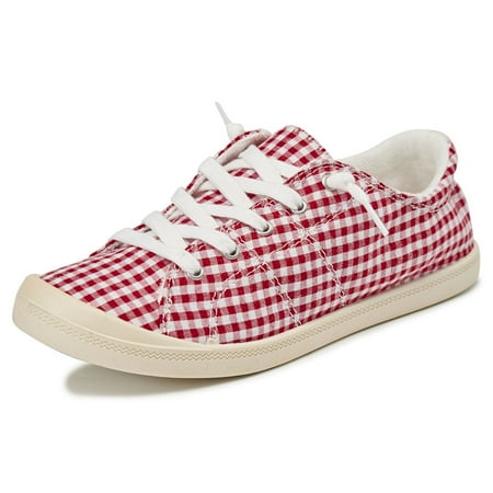 

Casual Shoes Women s Causal Flat Breathable Heel Comfort Slip On Lace Up Look Sneakers Shoes