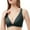 Green, variant on CALAFEBILA Fashion Front Closure Rose Beauty Back Wire Free Push up Hollow Out Push up Bras for Women