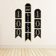 thumbnail image 3 of Big Dot of Happiness Adult 100th Birthday - Gold - Hanging Vertical Paper Door Banners - Birthday Party Wall Decoration Kit - Indoor Door Decor, 3 of 7