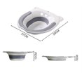 thumbnail image 2 of Baño de asiento para asiento de inodoro - Cuidado posparto, alivia las hemorroides y el perineo - Plegable, fácil de guardar, se adapta a la mayoría de los asientos de inodoro - Vaginal/anal, 2 of 5