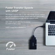Mediasonic SATA to USB 3.0/3.1 Gen 1 Cable, 2.5 SATA SSD/Hard Drive Adapter Cable