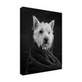 thumbnail image 2 of Trademark Fine Art 'Portrait of a Westy Dog' Canvas Art by Edward M. Fieldin, 2 of 3