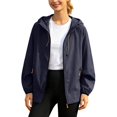 thumbnail image 2 of Hooded Sun Jacket Men Women Summer Fall Lightweight Long Sleeve Loose Casual Zip Up Sun Hoodie with Pockets Fishing Outerwear, 2 of 7
