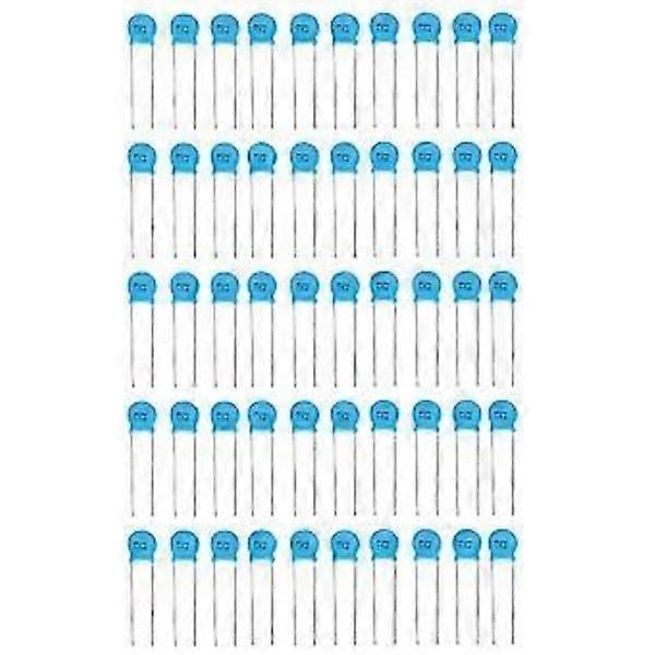 50 Pcs 1000V 104M 0.1uF 100nF 1000V High Voltage Ceramic Disc Capacitors Set
