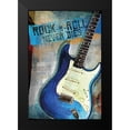 thumbnail image 2 of Mollie B. 13x18 Black Modern Framed Museum Art Print Titled - Rock-n-Roll Never Dies, 2 of 5