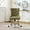 38.6"H Green Office Chair, variant on Velvet Home Office Chair with 360° Swivel Wheels Golden Legs Upholstered Tufted Hight Back,Adjustble Comfortable Computer Desk Chair,Beige-1