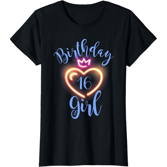 Sweet 16 Birthday T-Shirt Birthday Party Sweet Sixteen Gift
