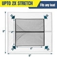 thumbnail image 4 of Highly Elastic Cargo Net for Pickup Truck Bed, Truck Bed Cargo Net Mesh, 4x4ft Stretches to 8x8ft Truck Bed Net, 4 of 5