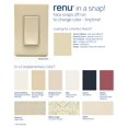 thumbnail image 3 of Kit de cambio de color GFCI Leviton Renu RKG15-NS 15A Navajo Sand, 3 of 3