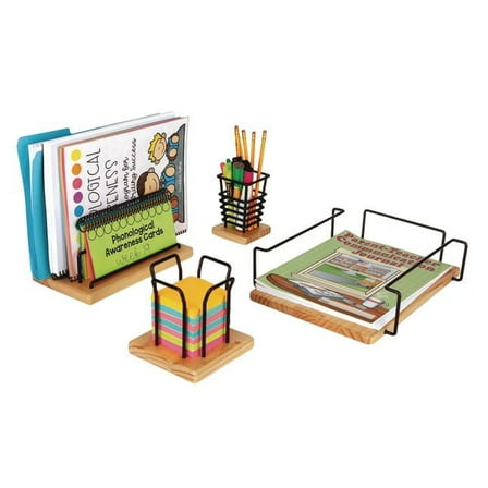Wire and Wood Stationery Set