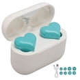 thumbnail image 2 of Auriculares inalámbricos con forma de corazón, auriculares estéreo hifi 5.3 con estuche de carga, auriculares intrauditivos, tiempo de reproducció de 20, 2 of 7