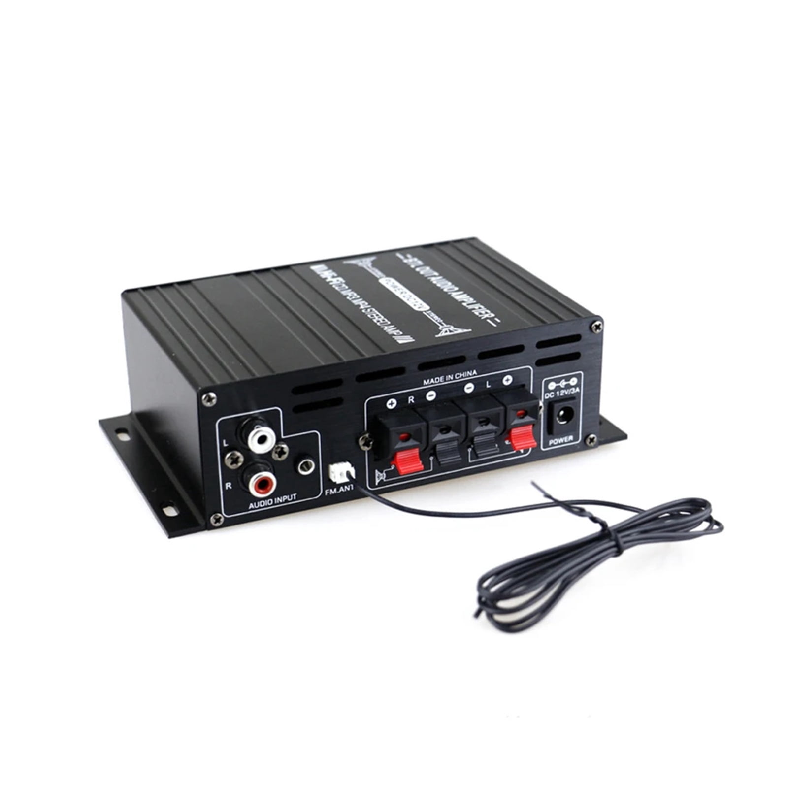 AK380 HiFi Sound Amplifier Bluetooth 5.0 400W + 400W Power Amplifier Class D BASS Stereo Amp Speaker Support Home/Car