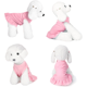 thumbnail image 3 of Dinheiro 6 Piezas Vestidos para Perros Camisa para Perros Falda Vestido Sin Mangas para Perros Camisas Transpirables para Mascotas con Volantes Vestido para Perros, 3 of 6