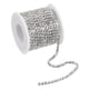 thumbnail image 1 of Cadena de Cristal Imitación Diamante Unique Bargains 11 Yardas 4mm Cosido Cerrar Garra Plata Blanco, 1 of 7
