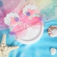 thumbnail image 7 of Kids Sunglasses for Girls, Mermaid Shells Round Flower UV Protection Sunglasses for Outdoor Beach Holiday Cute Eyewear Party Accessories, Age 3-12 Years, 7 of 7