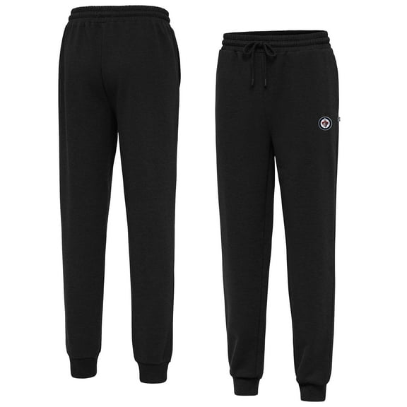 Men's Antigua Black Winnipeg Jets Idol Jogger Pants