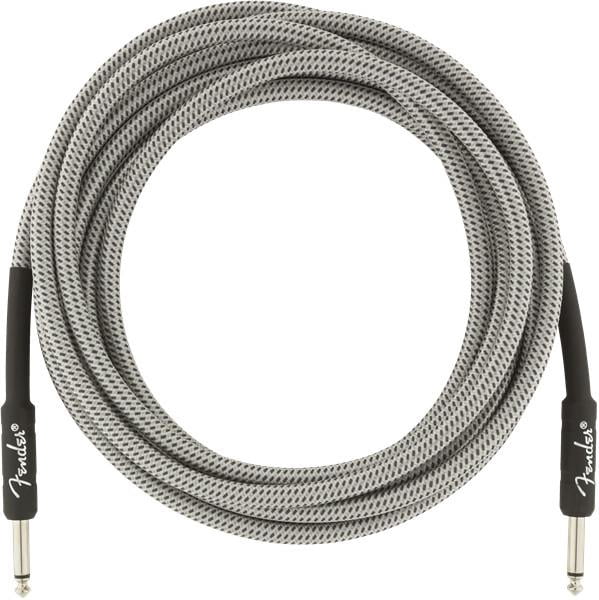 Fender® 15' Professional Series White Tweed Instrument Cable #0990820066 - 15 ft