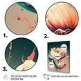 thumbnail image 3 of Designart Pink Blooming Tulip Canvas Wall Art, 3 of 5