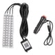 thumbnail image 1 of 4 Piezas de Luces LED de Ambiente para Coche con APP Control de Voz por Bluetooth Tira de Luces RGB Control Remoto Música de Ritmo Interior Led A, 1 of 5