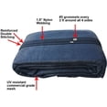 thumbnail image 2 of Xtarps - 12 ft. x 14 ft. - 7 oz Premium 90% Shade Cloth, Shade Sail, Sun Shade (Black Color), 2 of 5