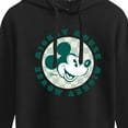 thumbnail image 3 of Disney - Mickey Mouse Checker Badge - Juniors Cropped Pullover Hoodie, 3 of 5