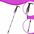 thumbnail image 6 of Wswqop Hiking Trekking Poles Accessories Aluminum Alloy Ergonomic Adjustable Crutch for purple, 6 of 9