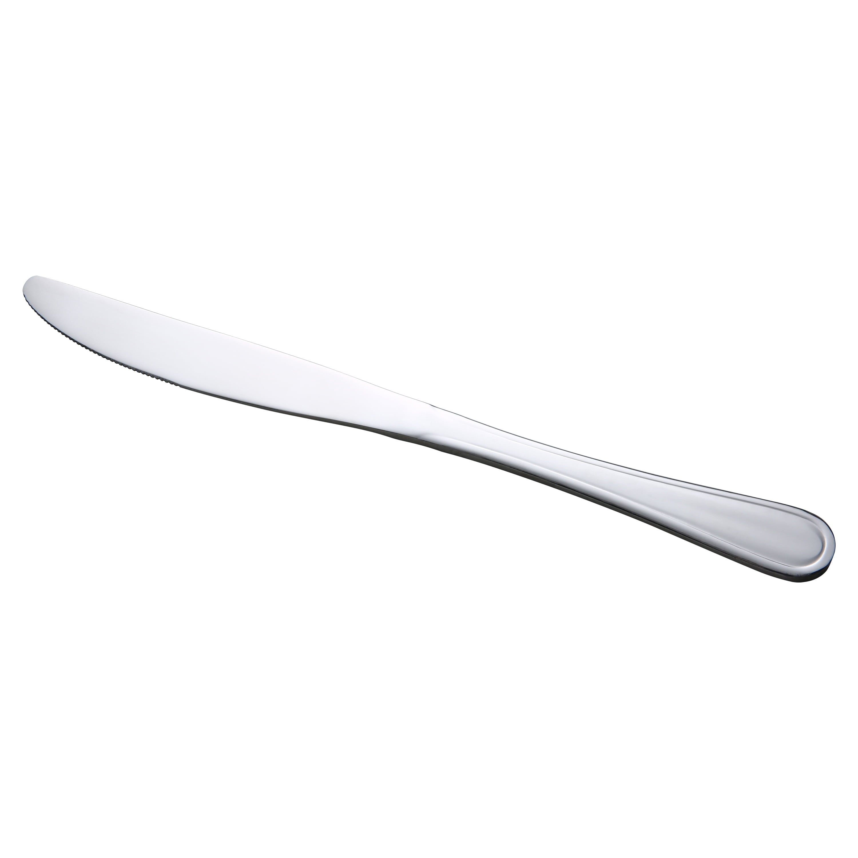 Mainstays Fleetline Stainless Steel Adult Dinner Knife Set, 3-Piece, Silver