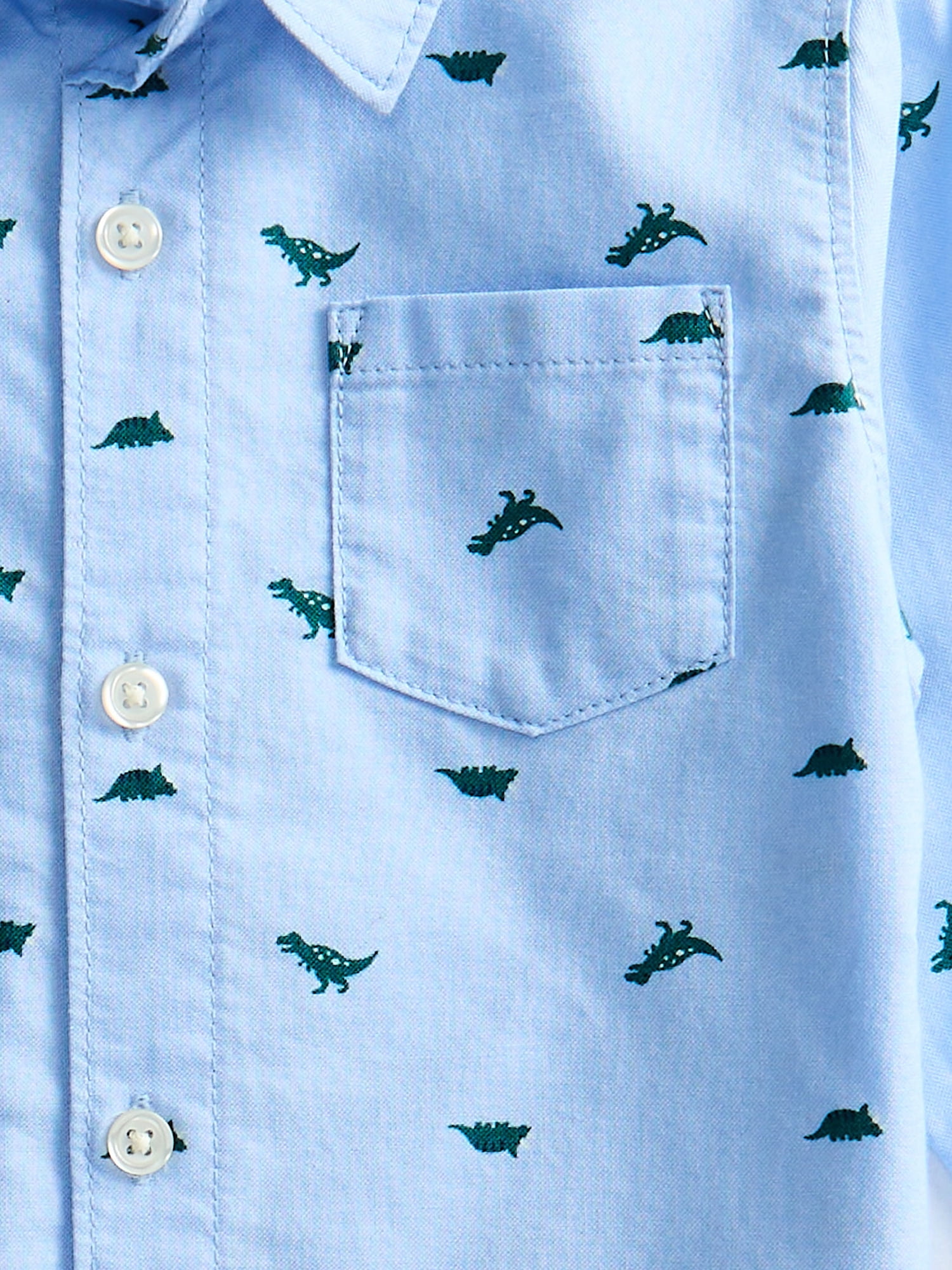 Wonder Nation Toddler Boys Woven Shirt, Sizes 12M-5T