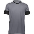 thumbnail image 1 of Adult Wembley Soccer Jersey - Graphite, Black & White - Extra Large, 1 of 1