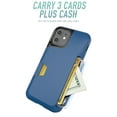 thumbnail image 3 of Smartish iPhone 12 / 12 Pro Wallet Case - Wallet Slayer Vol. 1 [Slim + Protective] Credit Card Holder (Silk) - Blues on the Green, 3 of 8