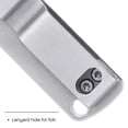thumbnail image 3 of CRKT Box Key Everyday Carry Folding Knife with Slip Joint: 12C27 Steel Plain Edge Blade, Stainless Steel Handle, 7118, 3 of 5