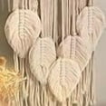 thumbnail image 3 of Nice Dream Wall decor 2pcs Moon Star Dream Catcher Wall Hanging with Light ,Boho Chic Bohemian Home Handmade Woven Cotton Decor, 3 of 4