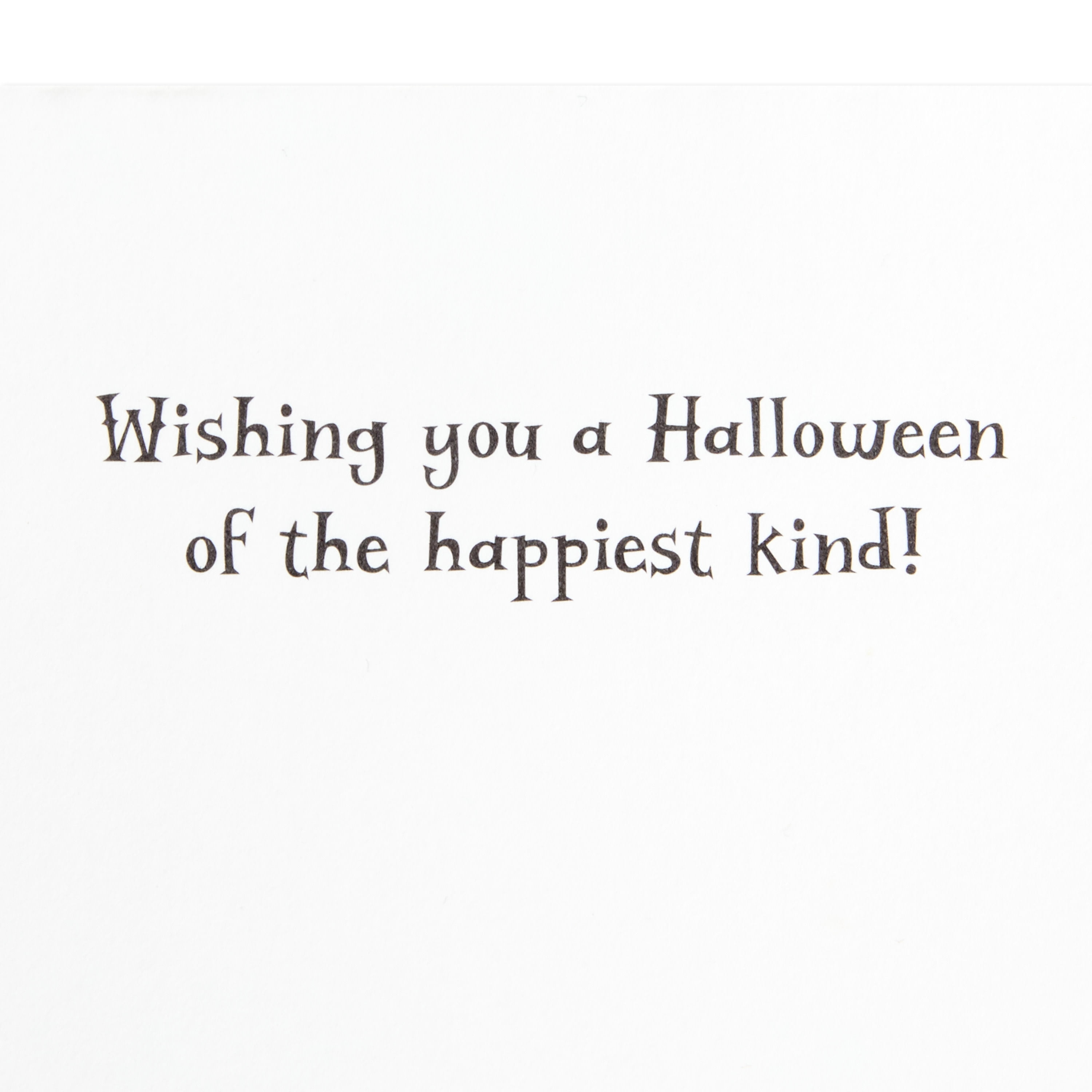 Hallmark Halloween Cards (Jack-o'-Lantern Smile), 6 Count
