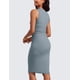 thumbnail image 2 of Vestido CRZ YOGA Butterluxe Midi Sin Mangas Azul Talla L, 2 of 4