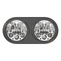 JW Speaker Road Glide 5.75" Dual Adaptive 2 LED Chrome Headlights (0555141)