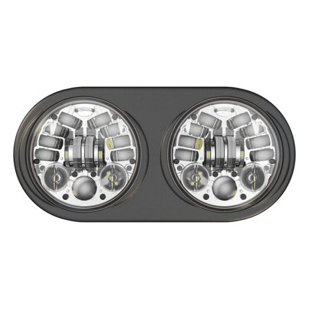 JW Speaker Road Glide 5.75" Dual Adaptive 2 LED Chrome Headlights (0555141)