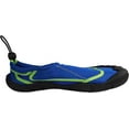 thumbnail image 3 of Norty - Young Mens Teens Skeletoe Aqua Wave Water Shoe - Runs 1 Size Small 41060-5D(M)US royal/lime, 3 of 7