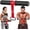 Red, variant on Forearm Strengthener & Wrist Roller - Forearm Strength Trainer with Thickened Anti-Slip Handles&Adjustable Strap, for Forearm Exercising, Boosting Strength, Building