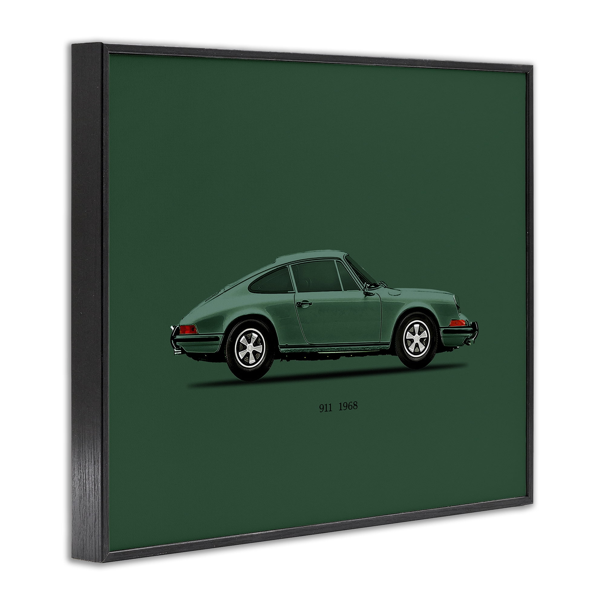 Stupell Industries Green Toned Classic Car Black Framed Giclee Art, design by Mark Rogan