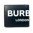 thumbnail image 1 of Pre-Owned BURBERRY 8013919 Logo Wallet, Billfold, Bifold Leather Men's, Black (Good), 1 of 14