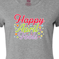 thumbnail image 4 of Inktastic Happy April Fools with Colorful Dots Women's T-Shirt, 4 of 5
