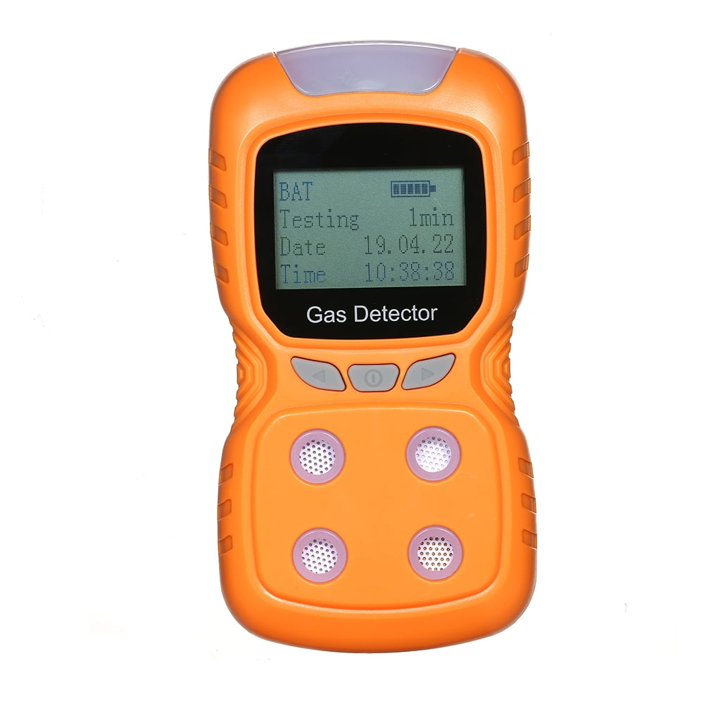 4 in 1 Gas Detector CO Monitor Digital Handheld Toxic Gas Carbon ...