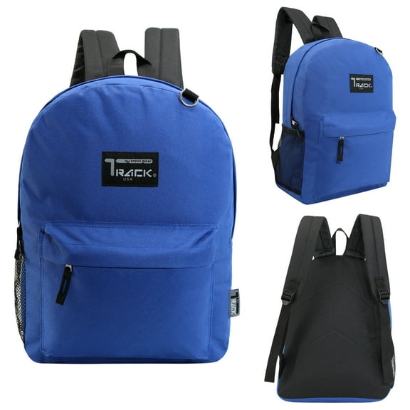17" Bulk Classic Royal Blue Backpack -  Case of 24 Bookbags