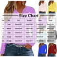 thumbnail image 2 of XUNKUSGA Women's Clothing Eyelet Long Sleeve Tops for Women Trendy Half Button Up Pullover Hoodies Comfy Breathable Fall Clothes Casual Loose Fashion Clothing S-2XL, 2 of 4