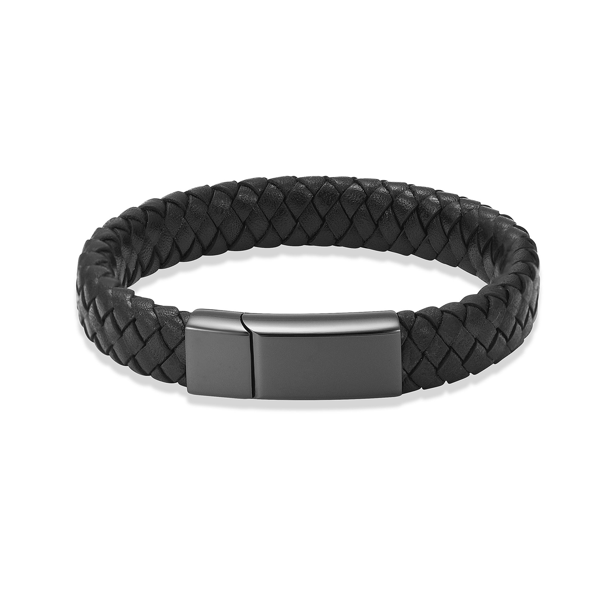 Cremation Jewelry Urn Bracelet for Ashes for Women Men Keepsake Memorial Cuff Bangle Braided Leather Wristband Bracelet