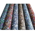 thumbnail image 2 of 6 Pcs Floral Fabric Bundles Set Colorful Paisley Pattern Cotton Quilting Fabric For Sewing Crafting Project, 2 of 7