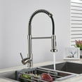 thumbnail image 6 of Senlesen Kitchen Sink Faucet Brushed Nickel Pull Down 360 Rotation Tap, 6 of 12